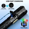 taoquwe Rechargeable LED Flashlights High Lumens, 99,000 Lumen Super Bright