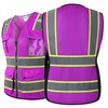 HATAUNKI Reflective Safety Vest for Women Mesh High Visibility Vest