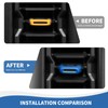 RAZPOY for Bronco Air Conditioning Outlet Adjustment Trim, 4PCS Central