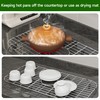 28" x 15" Sink Protectors for Kitchen Sink, Stainless Steel