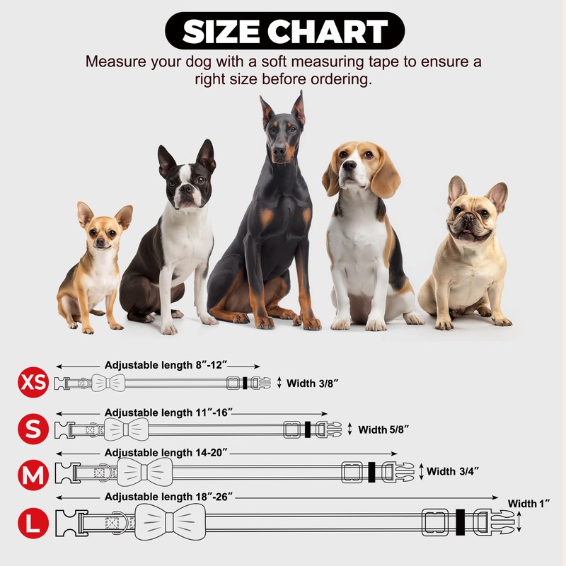 Azuza Bowtie Collar para perro, piña, Pineapple, M (Neck:14'' -