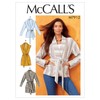 McCall Pattern Women's Loose Fit Belted Jacket, Sizes 4-14 Sewing