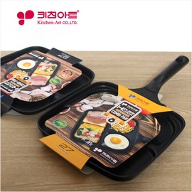 Kitchen Art House Cook 3-hole multi-combi pan/square egg pan/for direct fire/for induction/optional, 3-hole square multi-combi pan-for induction / 키친아트 하우스쿡 3구 멀티콤비팬/사각에그팬/직화용/인덕션용/선택, 3구 사각 멀티콤비팬-인덕션용