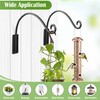 Lifyzoon Heavy Duty Plant Hanger Bracket - Outdoor Hand-Forged Hanging