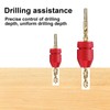Drill Depth Stop Set, 2 Pieces Drilling Depth Limiter, Depth