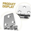 WOONEKY Heavy Duty Stainless Steel Grade Hinge for Boat Cabinet