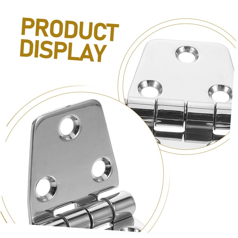 WOONEKY Heavy Duty Stainless Steel Grade Hinge for Boat Cabinet