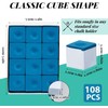 panurok Billiard Chalk Cue Tips, 12-Pack, Pool Table Accessories, Blue
