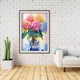 WUDWL Diamond Painting Kits for Adults - Vases DIY 5D Diamond Art Kits Full Drill Diamond Dots Paintings with Diamonds Gem Art and Crafts Home Decor 12x16inch