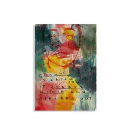 Matabooks, Sustainable and Vegan Notebooks A5 Made of Grass Paper, Jana, 138 Pages, Natural, Handmade, Made in Germany (Vivid Splash)