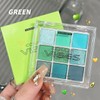9 Colours Eyeshadow Palette - Avocado Green Eyeshadow Theme, Matte