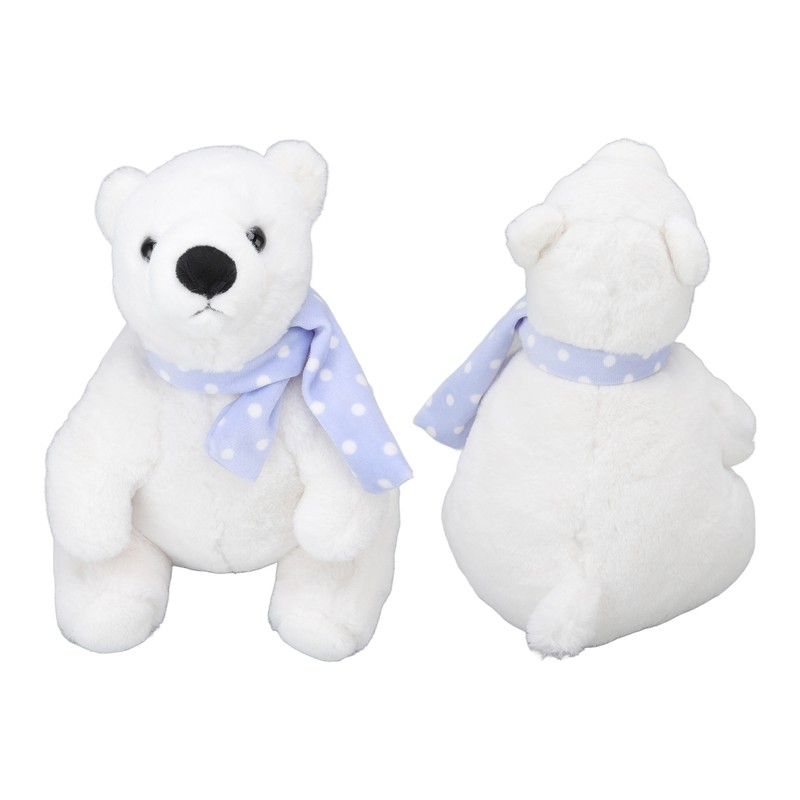 White Bear Stuffed Baby Soft Comfortable Cream Animal Plush Sleep