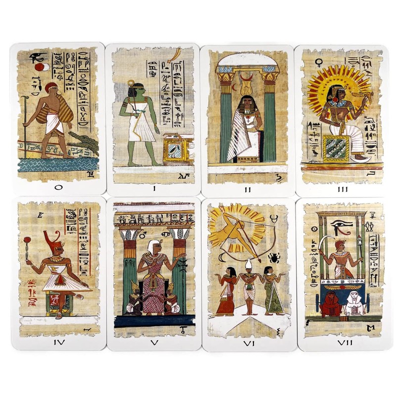 78 Miniature Tarot Divination Cards (Egyptian Tarot Mini), Japanese Instruction