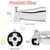 Metal Universal Bathroom Tub Spout Compatible with Westbrass E531D-1F-62, Tub