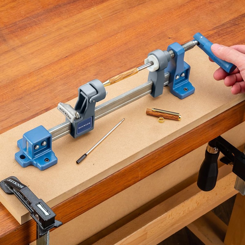 Threaded Pen Press Jig for Even Pressure - Sturdy &