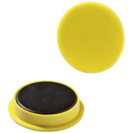 Durable 470204 Magnets 21 mm 210 p - Yellow (Pack of 6)