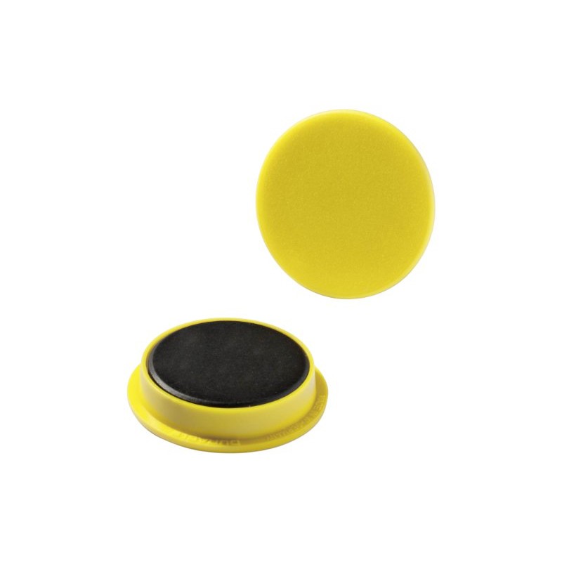 Durable 470204 Magnets 21 mm 210 p - Yellow (Pack
