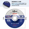 Selead 10 PCS Cutting Discs 125mm Metal and Stainless Grinder