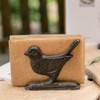 Ginobili Rustic Style Cast Iron Vertical Napkin Holder European Dining
