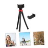 TEHAUX 1pc Flexible Photography Tripod with Phone Clip Durable Ball