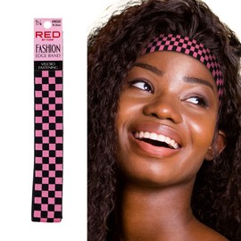 Red by Kiss Fashion Lace Melting Elastic Band for Wigs and Edge Laying, Perfect fit during all activity, Keep Baby Hairs in Place (Regular 1-1/8")
