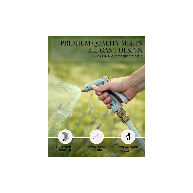LIVLIG Garden Sprayer Made of Plastic and Brass, Premium Garden