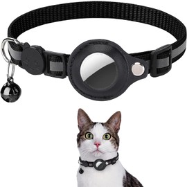 Anti-Choke Collar for Kittens, Adjustable Anti-Choke Collar, Prevent Loss Collar for Cats, Kittens and Puppies, 22-32 cm, Black