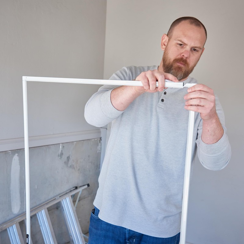 M-D Building Products 14166 5/16 in. White Frame Corners 4pc