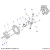 Polaris 5143615 Machined Left Wheel Bearing Carrier