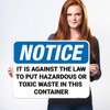 Sigo Signs, Notice It is Against The Law to Put