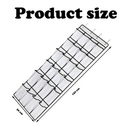 ZXJLWR 24 Grid Hanging Organiser, Fashionable and Exquisite T for Organiser, Unique Height Organiser, Suitable for Beautiful and Untidy Look, Space Saving