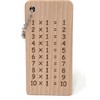 1 x 1 Wooden Flashcard - Learning Aid for Students