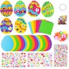 HERZONE 18 Pieces Easter Crafts Children, DIY Easter Decoration Craft