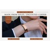 DEMMEX Premium 3mm Thickest Pure Turkish Copper Bracelet - Uncoated,