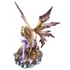 George S. Chen Imports Purple Fairy Sitting Collectible Figurine Decoration