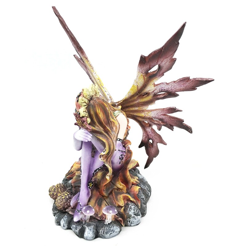 George S. Chen Imports Purple Fairy Sitting Collectible Figurine Decoration