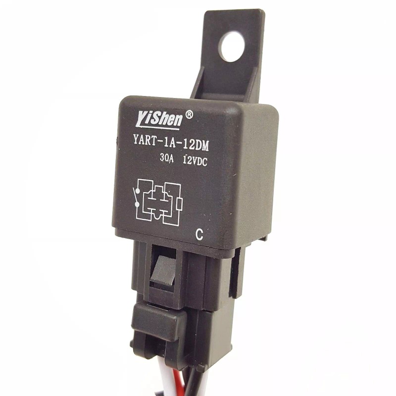 KINSTECH 9006 12V 30A Wiring Harness Fog Light Relay Kit