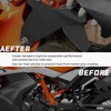 Lorababer Motorcycle Rear Shock Heat Shield Exhaust Pipe Protection Cover