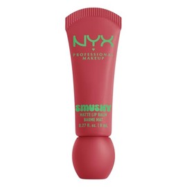NYX Professional Makeup Smushy Matte Lip Balm tono Snuggle Szn (rosa), 8 ml - Bálsamo labial efecto tinta coreana con aroma a galleta, textura cremosa, efecto blurry e hidratación duradera. Fórmula vegana