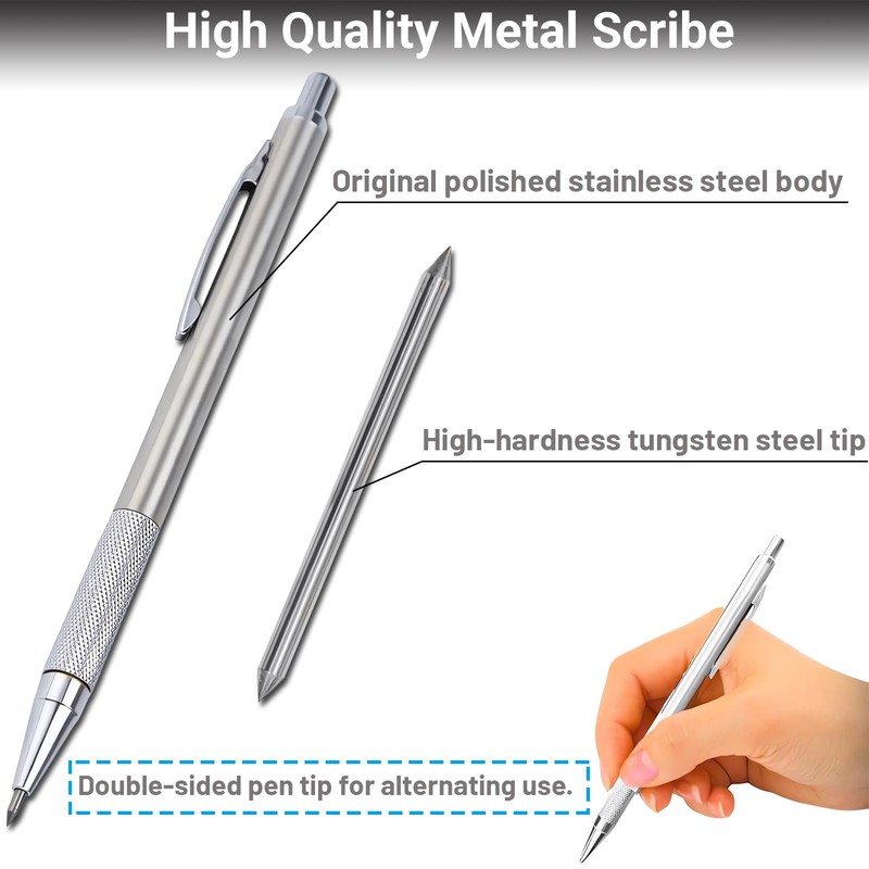 Haizibo Tungsten Carbide Scriber for Metal, Scribing Tool, Scriber Tungsten