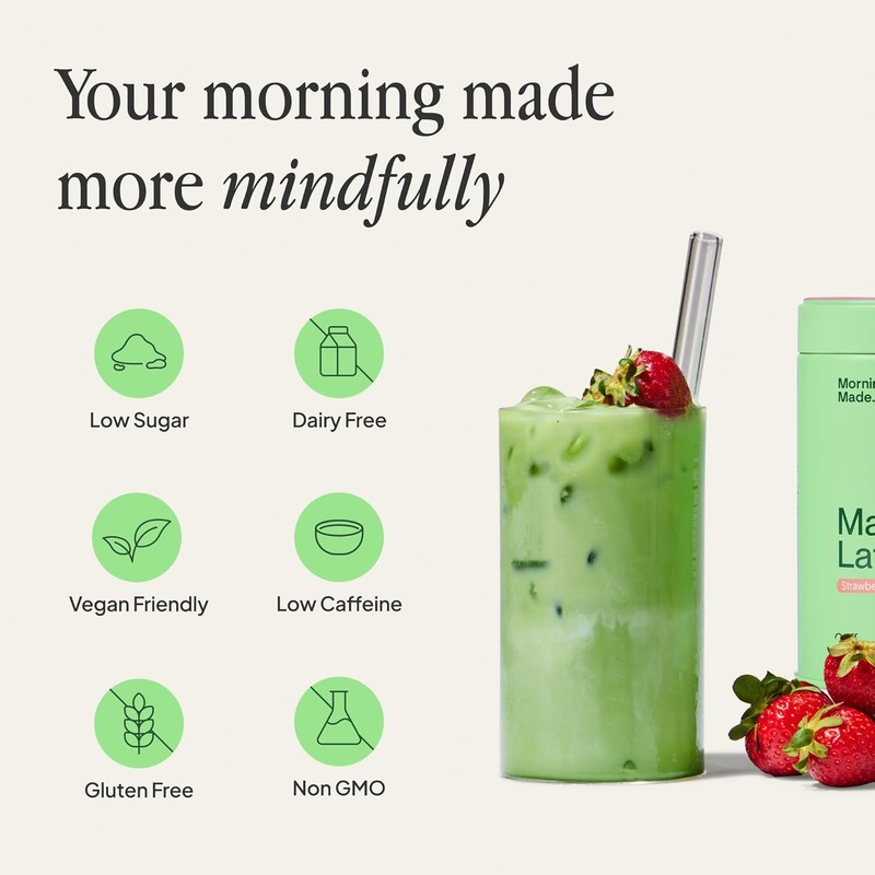 Morning Made Strawberry Matcha Latte 300g