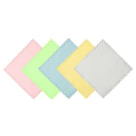 YZYDF 5Pcs Instruments Cleaning Cloths, Soft Microfiber Clean Cloths String Instrument Polishing Cloth for Guitar Violin Brass, 12*12cm, As Pic Shows