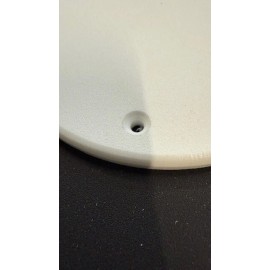 King Starboard 5-5/8 Inch White KING STARBOARD Screw Down Cover Plate for Boats CESANY PLASTICS
