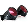 Morefaz Welding Cyber Goggles Steampunk Goth Cosplay Sunglasses 50s Round