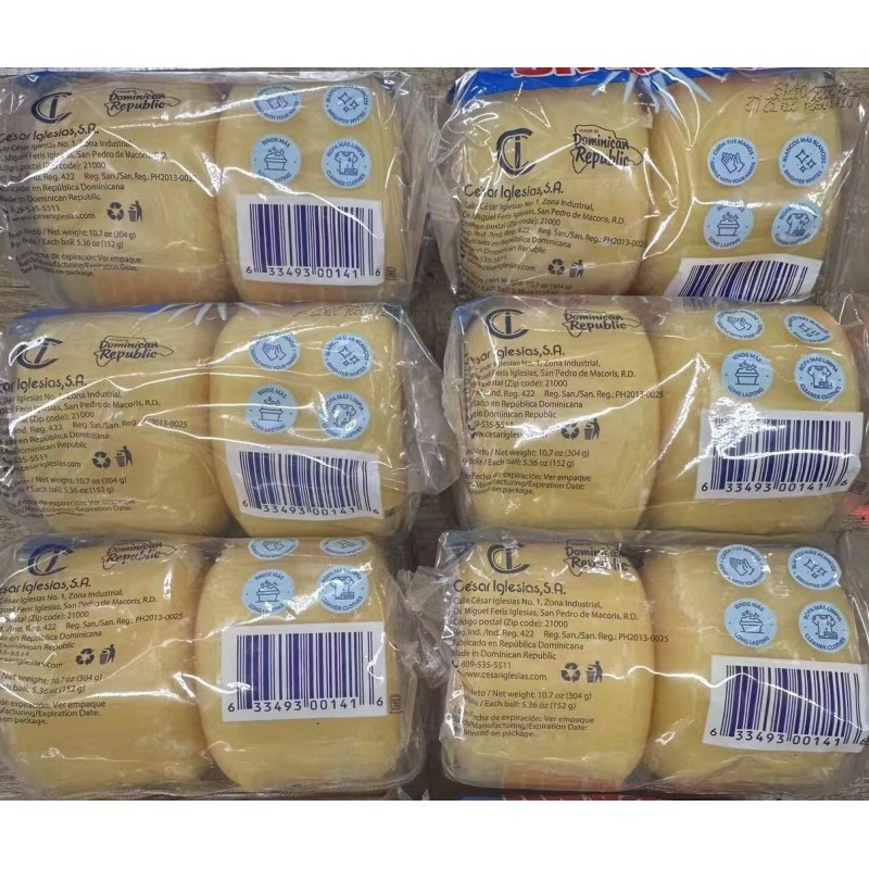 CESAR IGLESIAS HISPANO JABON BAR SOAPS 6PC FREE SHIPPING -