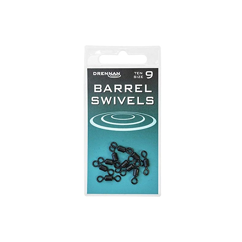 Drennan Barrel Swivels For Fishing Pack Of 10: 9