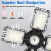 Aoretic LED Garage Lights 4 Pack -120W, 12000LM 6500K Led