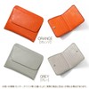 Blanpom bp-1046 Women's Bifold Wallet, Leather, Cowhide Leather, Mini Wallet,