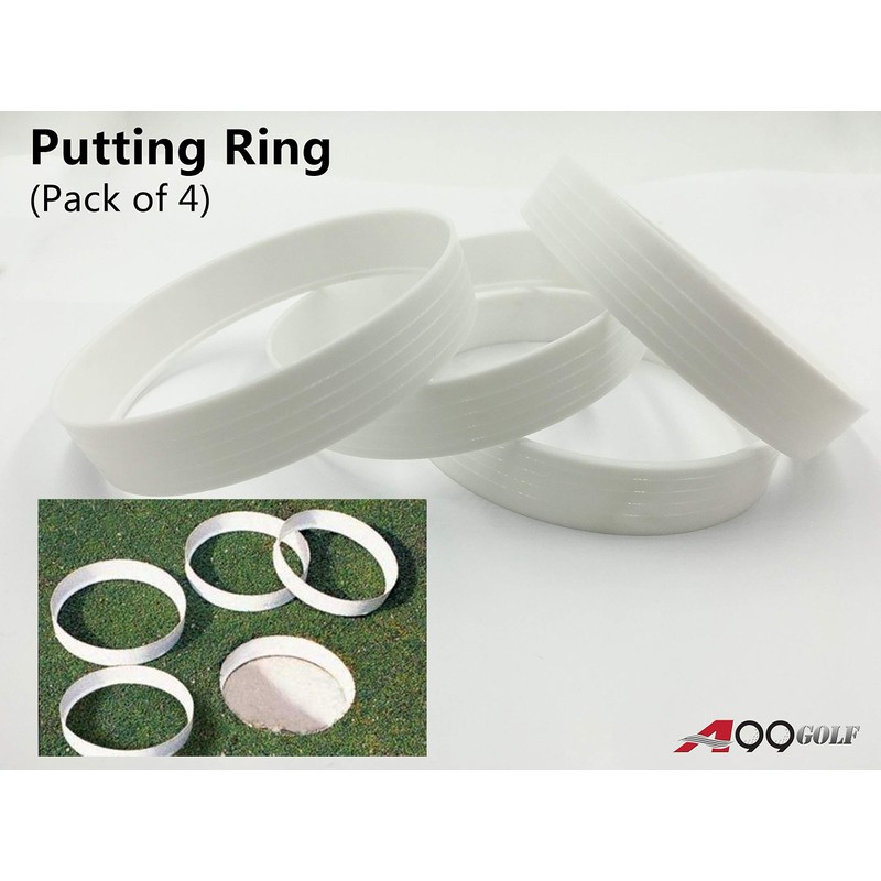 A99 Golf 4pcs Putting Green Hole Cup Ring Golf Field