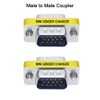 DTECH 3-Pack VGA Connector Female to Female Gender Changer Male